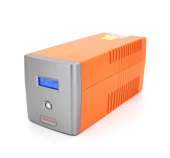 ДБЖ MAKELSAN Lion2200VA (1320W) Standby-L, LCD, 170-280VAC, AVR 1st, 3xSCHUKO socket, 2x12V9Ah, Plastic Case ( 150 х 353 х 162 )