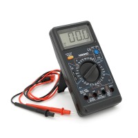 Мультиметр M-890D Вимірювання: V (AC / DC), A (AC / DC), Ω, C, hFE. Функції: продзвонювання, тест діодів, транзисторів.