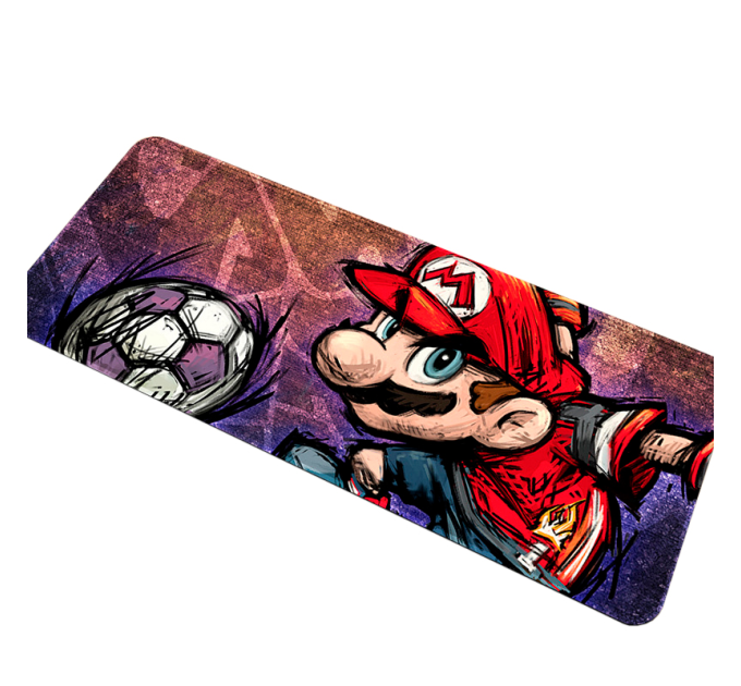 Килимок 300*800 тканинний Dandy Mario з боковою прошивкою, товщина 2 мм, Пакет
