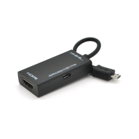 Конвертер MHL 11P на HDMI, Black, 4K / 2K, OEM