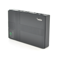 ДБЖ для роутерів / комутаторів DC1018P, 18W, Output: USB-5V, DC-5V / 9V / 12V, POE-15 / 24V, 1 / 2A, Li-ion 10400mAh, 160х105х32мм, 385 грам, 385 грам,