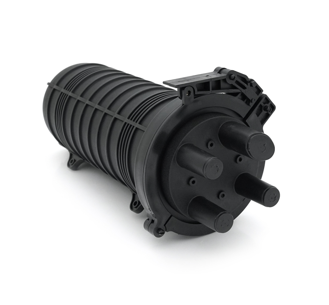 Муфта оптична Merlion ML-OP-F102H-96C, герметична, 4 введення, до 4-х касет, до 96 зварок, матеріал PP