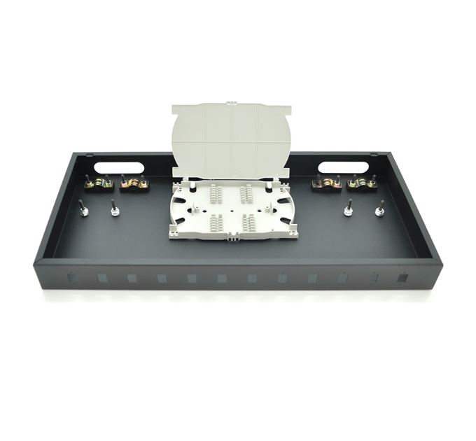 Оптична патч-панель Merlion ML-OP-S405A-12C 12-канальна, SC Simplex adapter, (485*210*44мм)
