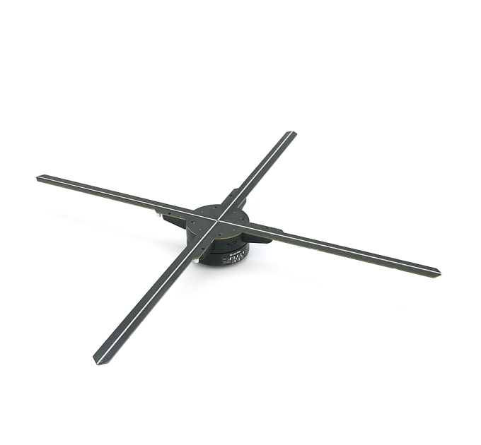 Світлодіодний голографічний проектор-голограма Merlion Z3H, 12V / 60W, 1600*960dpi, угол обзора170°, LED: 4*240, 64*64cm