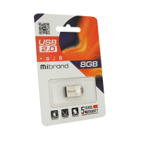Флеш-накопичувач Mibrand Hawk, USB 2.0, 8GB, Metal Design, Blister Флеш-накопичувач Mibrand Hawk, USB 2.0, 8GB, Metal Design, Blister