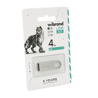 Флеш-накопичувач Mibrand Irbis, USB 2.0, 4GB, Metal Design, Blister Флеш-накопичувач Mibrand Irbis, USB 2.0, 4GB, Metal Design, Blister