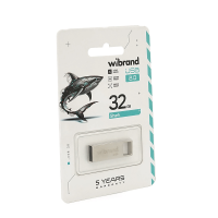 Флеш-накопичувач Mibrand Shark, USB 2.0, 32GB, Metal Design, Blister Флеш-накопичувач Mibrand Shark, USB 2.0, 32GB, Metal Design, Blister