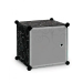 Шафа пластикова Storage Cabinet MP-39-61, 110x110x37 см, Black, Box