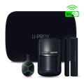 Комплект бездротової сигналізації U-Prox MPX L KF kit Black (прилад охоронний MPX L, датчик руху PIR, геркон WDC, брелок Keyfob)
