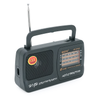 Радіоприймач KIPO KB-408, FM радіо, AUX, корпус пластмас, Black, BOX