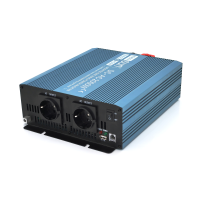 Інвертор напруги Mexxsun MXS-2000, 24V / 220V, 2000W з модифікованою синусоїдою, 2 Shuko, клемні дроти, Q4