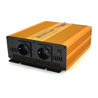 Інвертор напруги Mexxsun MXSPSW-1000, 12V / 220V, 1000W з правильною синусоїдою, 2 Shuko, клемні дроти, Q4