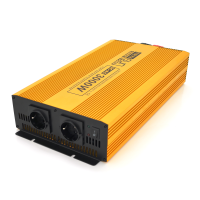 Інвертор напруги Mexxsun MXSPSW-3000, 12V / 220V, 3000W з правильною синусоїдою, 2 Shuko, клемні дроти, Q2