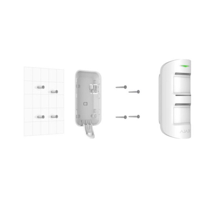 Кріпильна панель Ajax SmartBracket MotionProtect Outdoor white