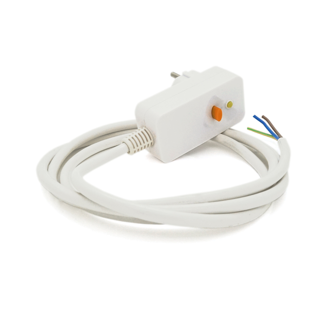 Реле контролю напруги в розетці NB-KL3O-16, 250V / 16A, (3300 Вт), довжина кабелю 2м