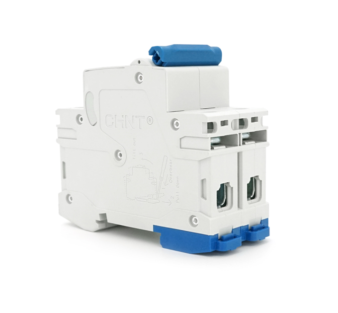 Автоматичний вимикач постійного струму CHNT NB1-63DC 2P C20 DC500V, 20A, 6kA, DIN, 86*36*49.5mm