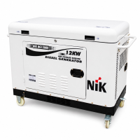 Генератор дизельний NIC DG15000, 1-фазний 230V, 50Hz, 12kW, бак 25 л, витрата 3.1 л / год, пуск: стартер / AVR, 1280х750х870 мм, 315кг Генератор дизельний NIC DG15000, 1-фазний 230V, 50Hz, 12kW, бак 25 л, витрата 3.1 л / год, пуск: стартер / AVR, 1280х750х870 мм, 315кг