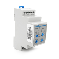Реле контролю фаз CHINT NJYB3-13 AC220V, 3F4P, Захист U+(1,05~1,3)*Us / U-(0,7~0,95)*Us,Затримка 0,1~10с,Захист обриву / послідовності фаз / баланс20%, Ue240 / 415V, Ie0.75 / 0.47, 1CO+1NO