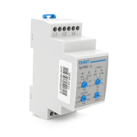 Реле контролю фаз CHINT NJYB3-8 AC380V, 3F3P, Захист U+(1,05~1,3)*Us / U-(0,7~0,95)*Us,Затримка 0,1~10с,Захист обриву / послідовності фаз / баланс5-15%,Ue2 Ie0.75 / 0.47, 1CO+1NO