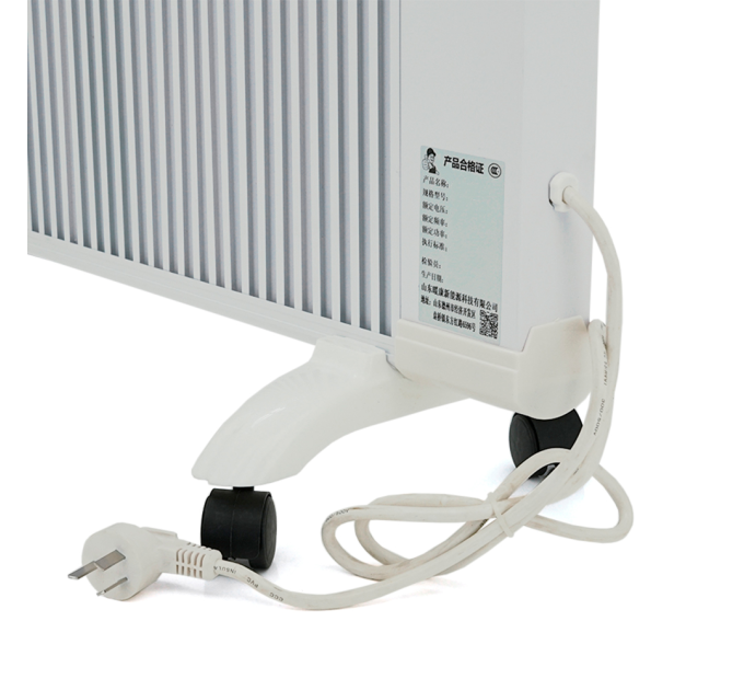 Конвектор електричний Nuankang NK-TXW1000, LED-дисплей, електронний термостат, 220V / 1.0kW, 10-14 м², Box + перехідник на євророзетку