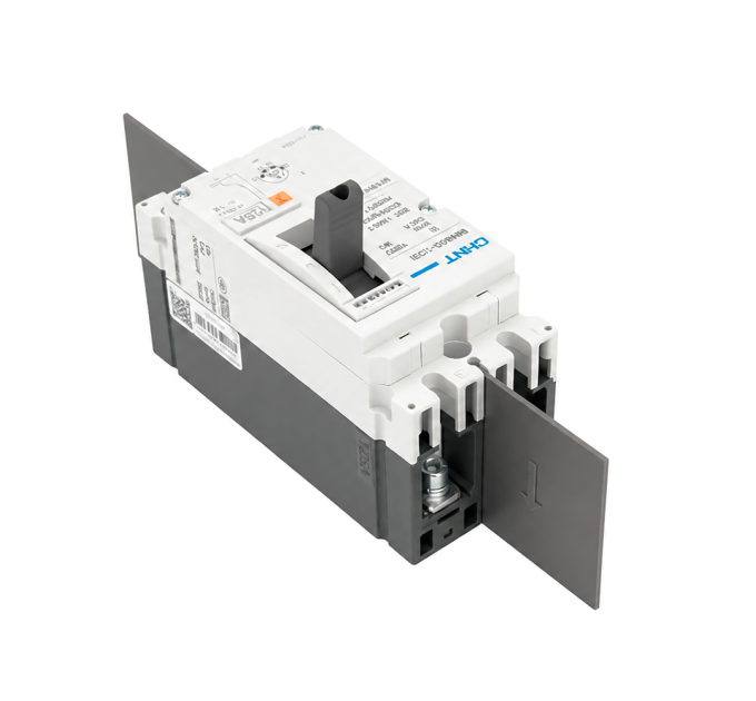 Двополюсний автомат постійного струму CHINT NM8NDC-125B-DC500V, 125A, 25kA, DC500V, 2P, 62x140x78,5mm