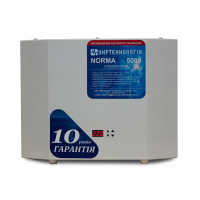Стабілізатор напруги теристорні NORMA 5 (5000Вт) 220В, стабілізація 120-260, 9 ступенів Стабілізатор напруги теристорні NORMA 5 (5000Вт) 220В, стабілізація 120-260, 9 ступенів
