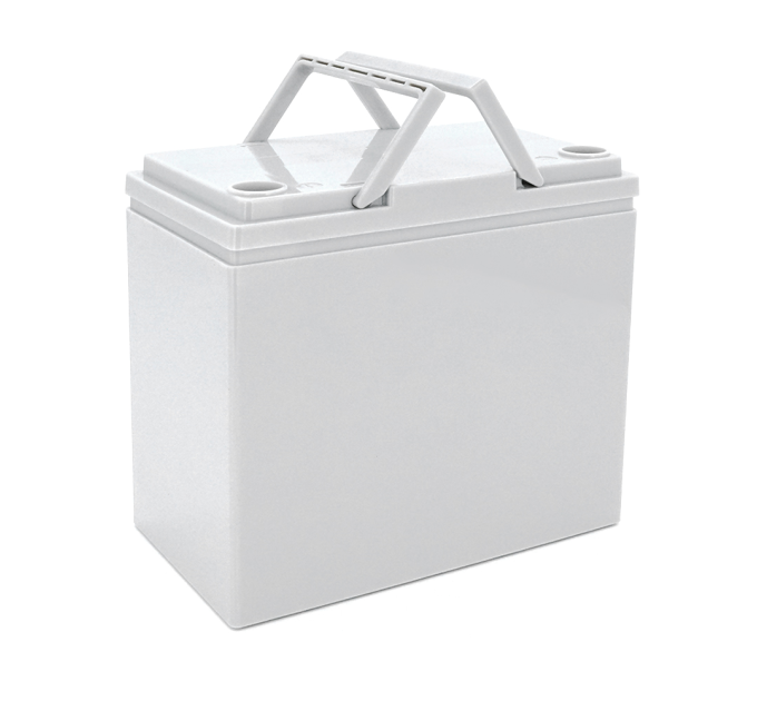 Корпус для акумуляторної батареї NP12v55ah, без клем (225x135x210)