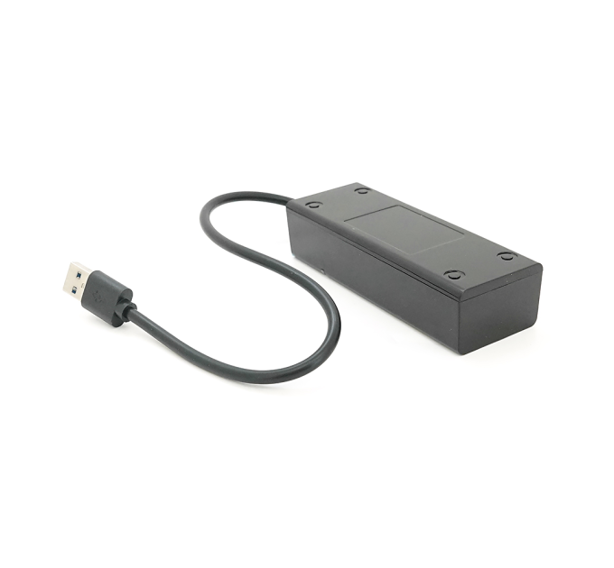 Хаб USB 3.0 UH-303, 4 порту, підтримка до 1TB, Black, Blister