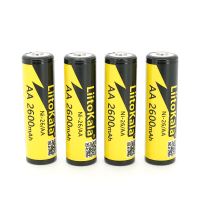 Акумулятор LiitoKala Ni-26 / AA 1.2V AA 2600mAh NiMH Rechargeable Battery, 4 штуки в shrink, ціна за shrink