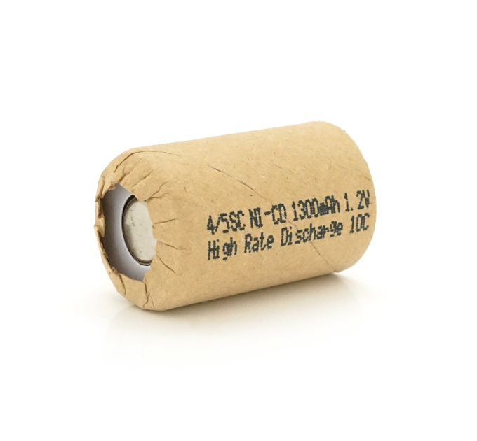 Акумуляторна батарея для шуруповерта Ni-Cd 4 / 5SC1300mAh 1.2V, 10C,23x32 mm