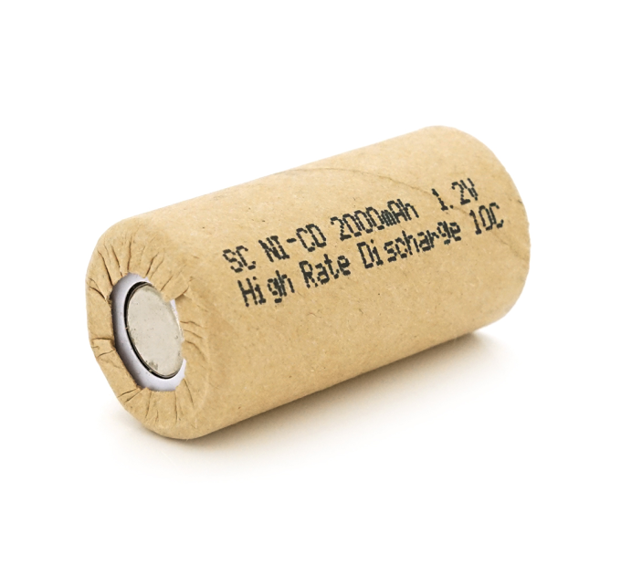 Акумуляторна батарея для шуруповерта Ni-Cd SC PH 2000mAh 1.2V, 10C, 23x43 mm