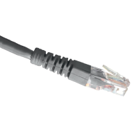 Патч-корд OK-net Кат.5e UTP 24AWG Сірий Без захисту фіксатора 10м