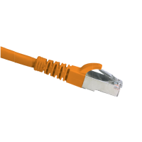 Патч-корд OK-net Кат.6a U / FTP 26AWG LZ0H Помаранчевий 1м