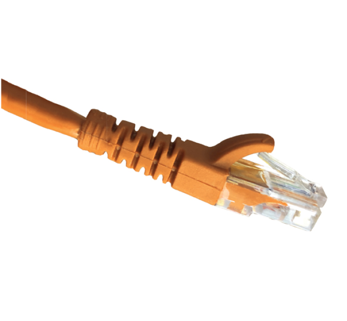 Патч-корд OK-net Кат.6 UTP 24AWG LZ0H Помаранчевий 5м