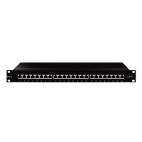 Патч-панель OK-net 24 порти Кат.5e FTP 90°