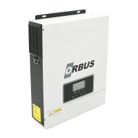 Гібридний інвертор ORBUS ORB-1.6KW, 2000 VA / 1600W, 12V. струм заряду 20-60А, MPPT 30~400 В, WIFI, 357*273*95мм, 4.6кг