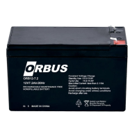 Акумуляторна батарея ORBUS ORB1272 AGM 12V 7,2Ah (150 x 65 x 90) 2.0 kg Q10 / 450