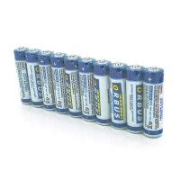 Батарейка сольова Orbus Zinc Carbon 1.5V AA / LR06, 10 штуки shrink