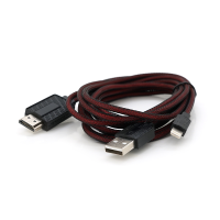 Конвертер Lighting (папа) на HDMI(папа) 1,8м, GOLD, 4K / 2K, Пакет