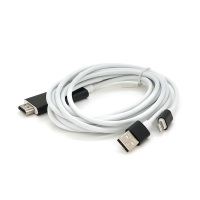 Конвертер MHL Lighting (тато) + USB (тато) => HDMI(тато) 1.8м, White, 4K / 2K, BOX