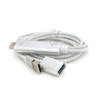 Конвертер MHL USB (мама) + USB (тато) => HDMI(тато) 1м, Black, 4K / 2K, BOX