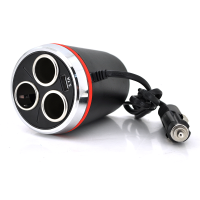 АЗУ розгалужувач Olesson 1514, 12V-3*12V+USB, Black, Blister АЗУ розгалужувач Olesson 1514, 12V-3*12V+USB, Black, Blister