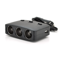 АЗП розгалужувач Olesson 1636, 12V-3 * 12V + 2 * USB, Black, Blister АЗП розгалужувач Olesson 1636, 12V-3 * 12V + 2 * USB, Black, Blister