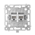 Механізм для розетки Ajax OutletCore (LAN) White
