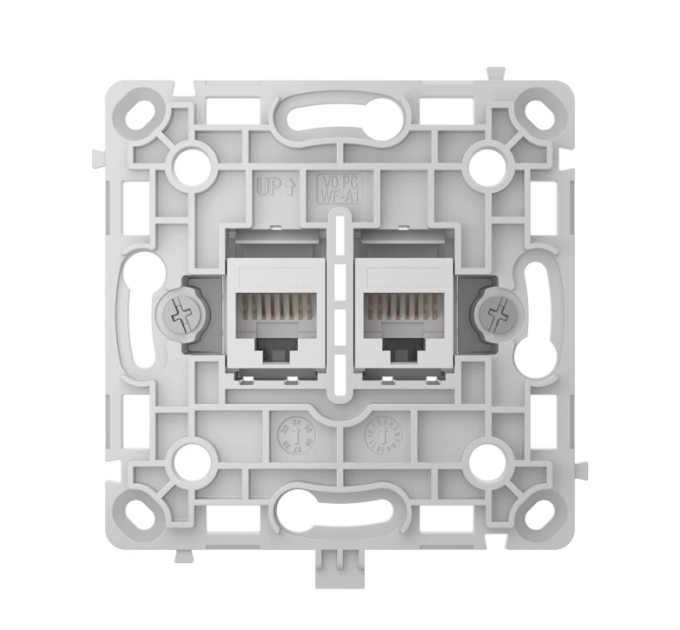 Механізм для розетки Ajax OutletCore (LAN) White