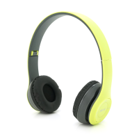 Бездротові навушники Bluetooth P47 Led, Green / Silver