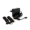 Універсальний БЖ Input 100V-240V 50-60Mhz, Output :15V / 20V, 90W, корпус-пластмаса, ручне регулювання, 10 Г-подібних роз'ємів, BOX