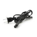 Кабель живлення CN 1.5m, 0.5mm, PC-184 / 2 A-C7 2 pin (американський роз'єм), Black, OEM Q50