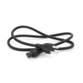 Кабель живлення USA 1m, 0.5mm, PC-184 / 2 B-C5 для ноутбука (американський роз'єм), Black, OEM Q25