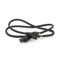 Кабель живлення USA 1m, 0.5mm, PC-184 / 2 B-C5 для ноутбука (американський роз'єм), Black, OEM Q25